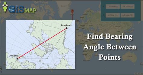 Formula to Find Bearing or Heading angle between two points: Latitude Longitude