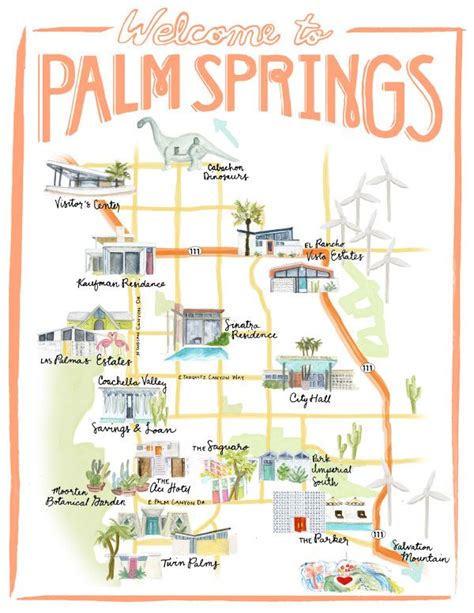 Palm Springs Map | Explore the Charm of Palm Springs, California