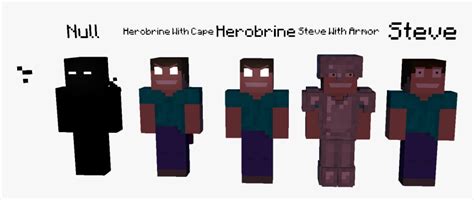 Dfqpo4w - Minecraft Herobrine Null Skin, HD Png Download , Transparent ...