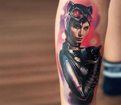 Catwoman tattoo by Lukash Tattoo | Post 27131 | Tattoos, Cool tattoos, Tattoo photos