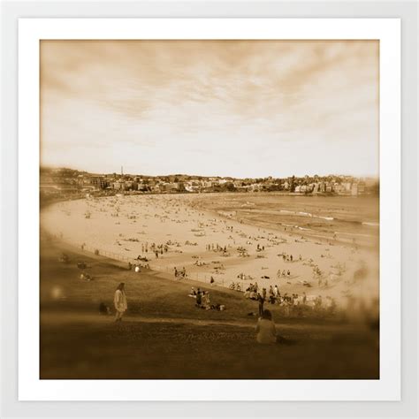 bondi beach Art Print by yahtz designs | Society6