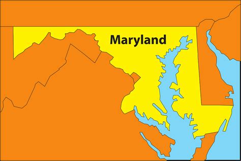 Download Maryland, Map, Geography. Royalty-Free Vector Graphic - Pixabay