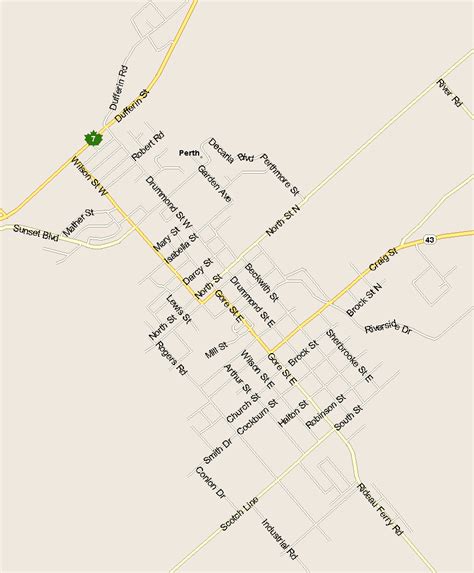 Perth Map, Ontario - Listings Canada