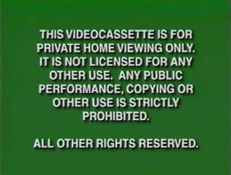 Image - Green FBI Warning 1997-2000 VHS.png | DVD Database | FANDOM ...