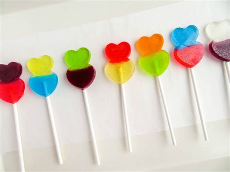 Jolly Rancher Candy Heart Lollipops--the perfect sweet treat!