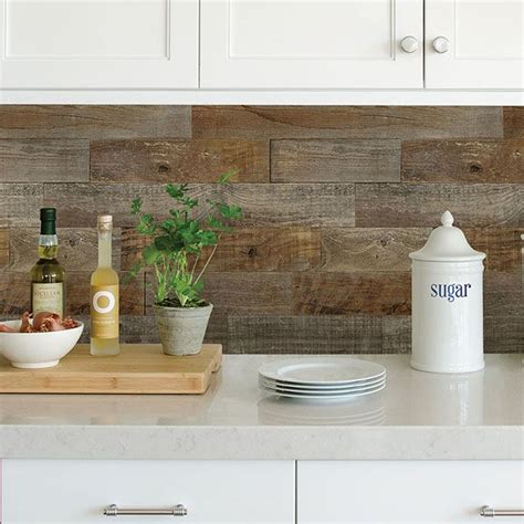 BHF3045 - Farm Wood Peel & Stick Backsplash - by Brewster