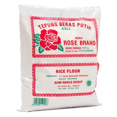 Jual Tepung Beras Putih Rose Brand Rice Flour 500 gram Bahan Kue Pasar Murah Jakarta Indonesia ...