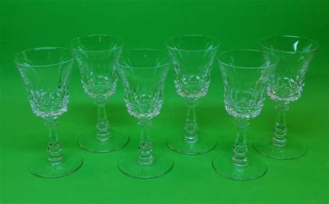 Cristal d'Arc d'Arques France 1950's Crystal Glasses Port Apéritive ...