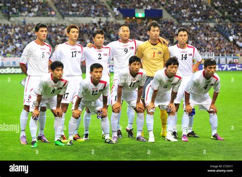 North Korea team group line-up (PRK) for 2014 FIFA World Cup Asian ...