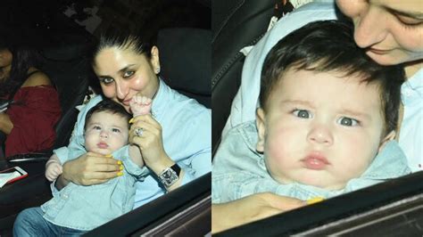 Kareena Kapoor Son Taimur Ali Khan Attends Tusshar Kapoor Son Lakshya Birthday Party - YouTube