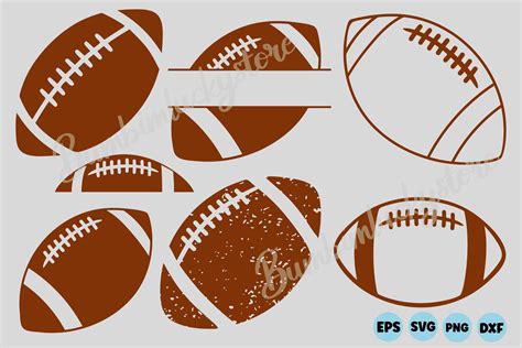 Football Svg, Football Silhouette Graphic by Bumbimluckystore · Creative Fabrica