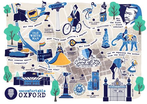 MAP ILLUSTRATION UNCOMFORTABLE OXFORD // Kati Lacey