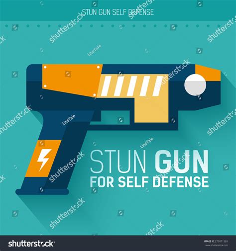 Stun Gun Self Defense Vector Icon Stock Vector (Royalty Free) 275071565 | Shutterstock