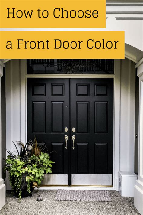 How to Choose a Front Door Color