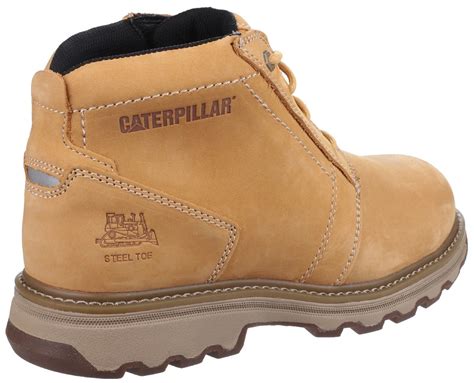 Mens Caterpillar Parker Chukka Safety Steel Toe/Midsole Work Boots ...