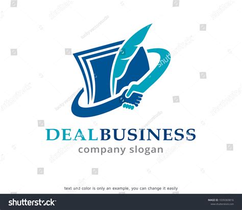 Deal Business Logo Template Design Vector Stock Vector (Royalty Free) 1039369816 | Shutterstock