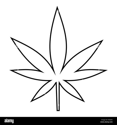 Weed Logo Outline