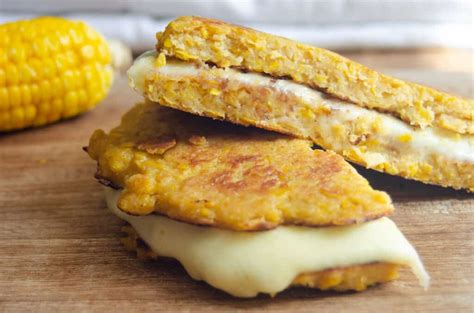 Arepas de Choclo (Colombian Sweet Corn Cakes with Cheese)