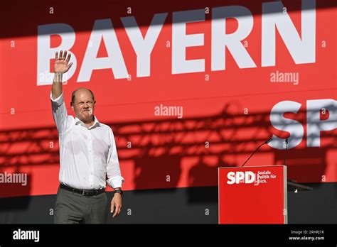 Olaf SCHOLZ. Election campaign start of the Bavaria SPD with Federal ...