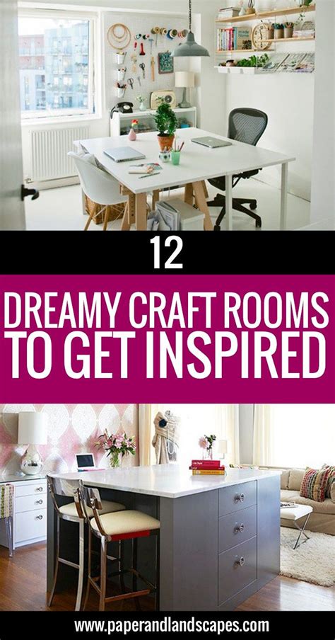 12 Dreamy Craft Rooms To Get Inspired - Paper and Landscapes | Craft room, Home decor tips, Room