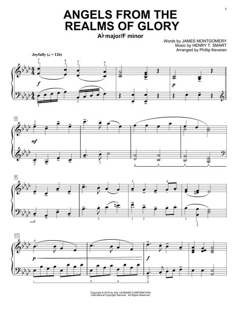 Angels From The Realms Of Glory | Sheet Music Direct