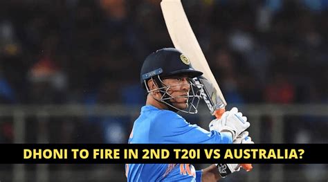 MS Dhoni's record in Bengaluru speaks of danger for Australia - The ...