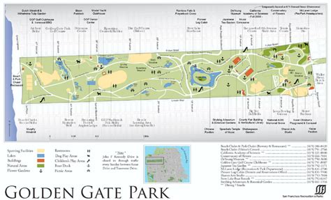 Golden Gate Park Map - Golden Gate Park San Francisco CA • mappery