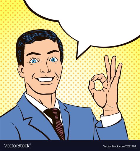 Vintage comics book panel man Royalty Free Vector Image