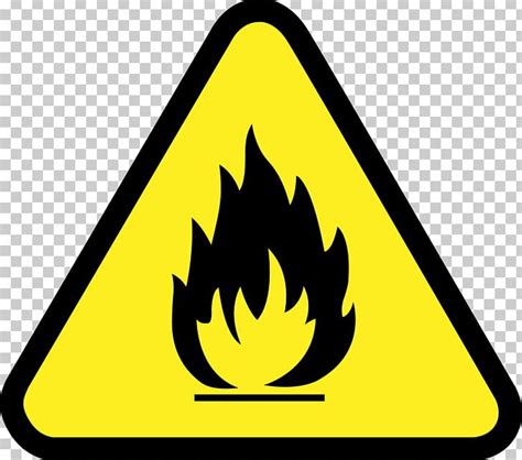 Combustibility And Flammability Hazard Symbol Safety Chemical Substance ...