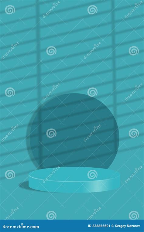 Empty Cylindrical Glass Showcase In White Room Royalty-Free Stock Photography | CartoonDealer ...