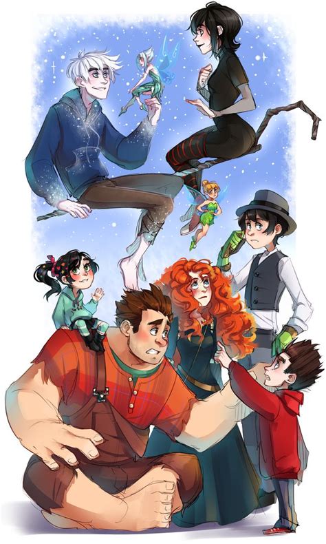 Crossovers..crossovers EVERYWHERE! | Disney art, Disney drawings, Disney fan art