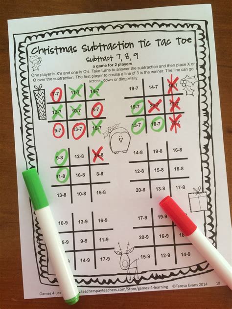 Fun Games 4 Learning: Christmas Math Fun FREEBIE - Limited Time