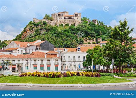 The Leiria Castle stock photo. Image of park, blue, beautiful - 50521726