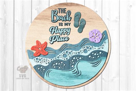 Beach Sign SVG Laser Cut Files Beach SVG Flip Flop SVG - Etsy