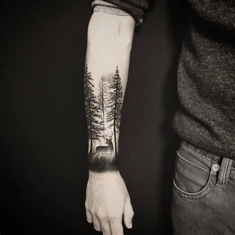 Forest Tattoos Forearm