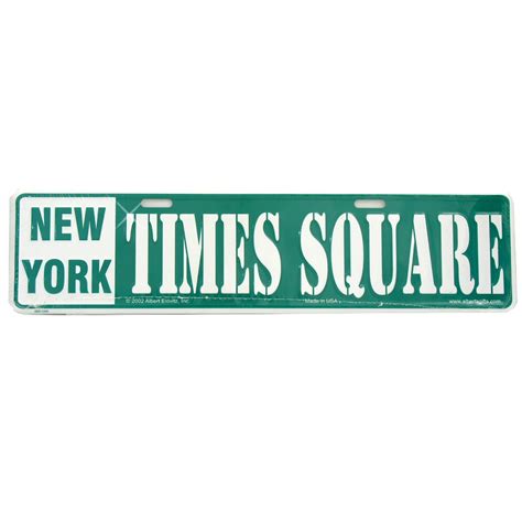 Times Square Street Sign