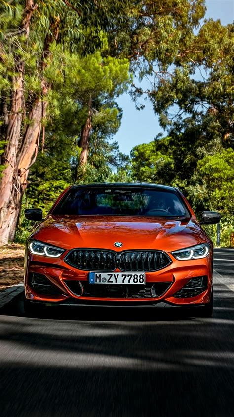 BMW 8 series, 2018, 2019, 8series, fast, orange, HD phone wallpaper | Peakpx