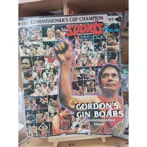 PBA 1997 Robert Jaworski Ginebra Atlas SPORTS Magazine Gordon Gin ...