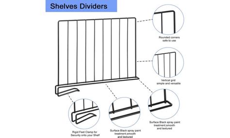 Up To 35% Off on Shelf Dividers Wardrobe Close... | Groupon Goods