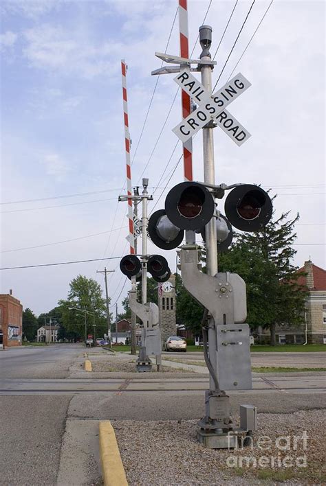 American Railroad Crossing Photograph by Mark Williamson