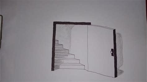 How to Make a 3D Door Drawing - YouTube