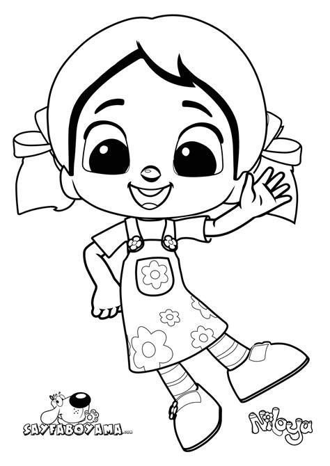 Niloya Zıplıyor Boyama Sayfası Wallpaper Coloring Pages, Minnie Mouse, Disney Characters ...