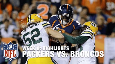 Packers vs. Broncos | Week 8 Highlights | NFL | Nfl, Broncos, Nfl packers