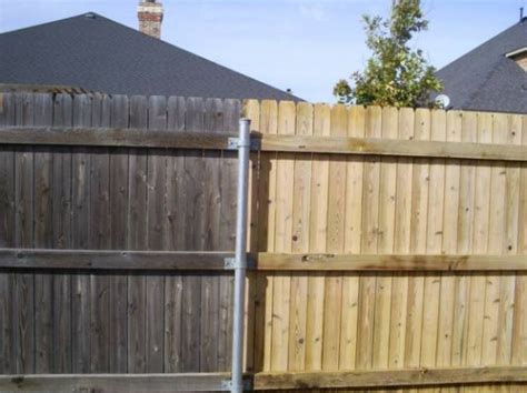 Before and After Cleaning | Cedar fence, Wood fence, Backyard fences