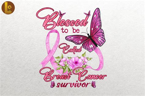 Breast Cancer Survivor Pink Ribbon By Mulew Art | TheHungryJPEG