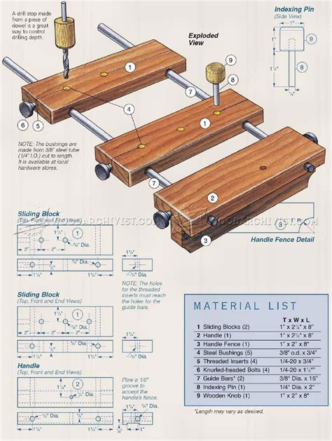 DIY Shelf Pin Jig • WoodArchivist