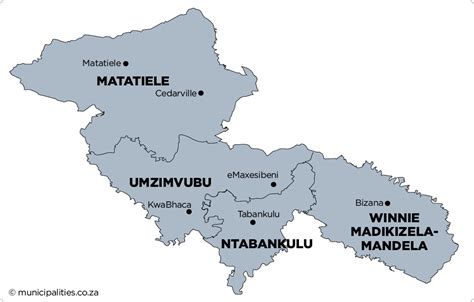 Ntabankulu Local Municipality - Map