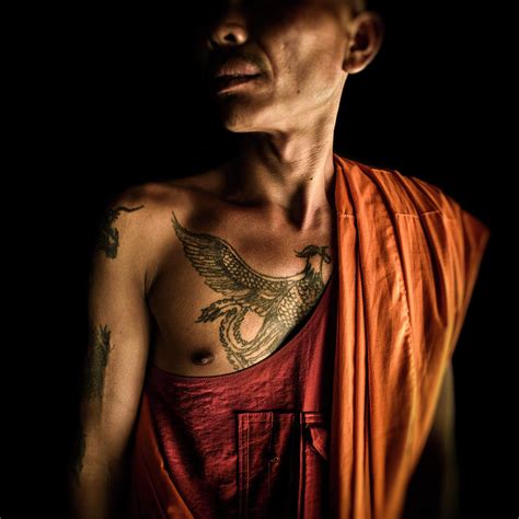 Tattooed Monk 2 Photograph by Alessandro Vannucci