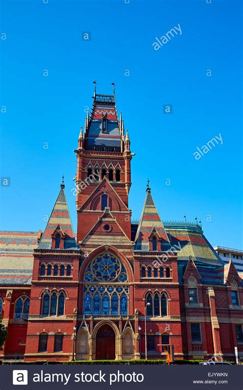 Boston Harvard University historic building in Cambridge at Massachusetts Stock Photo - Alamy