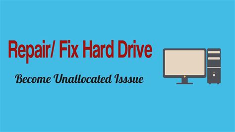 3 Ways To Repair/ Fix Hard Drive Become Unallocated Issue [2024 ...